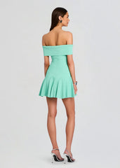 Erica Metallic Knit Dress