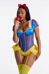 Kiss Of Life Princess 4 Piece Costume Set - Multi Color