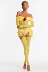 Fairytale Bombshell Princess 6 Piece Costume Set - Yellow