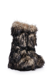 Wild Instincts Faux Fur Boots - Off White