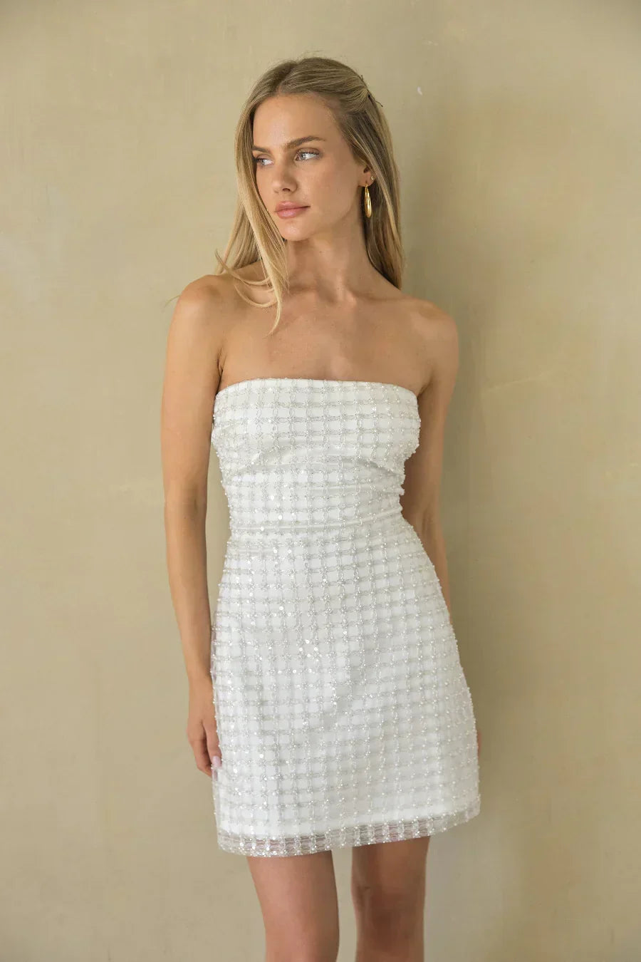 Adela Beaded Mini Dress
