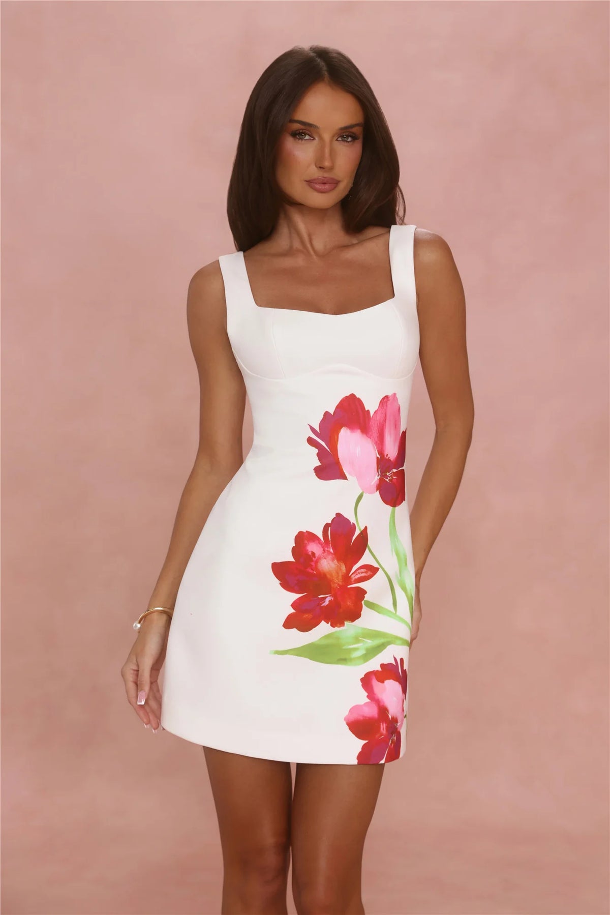 Forever Darling Mini Dress White