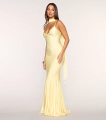 Auretta Chiffon Scarf Mermaid Formal Dress