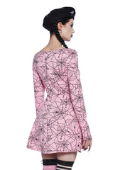 Webbed Whimsy Mini Dress