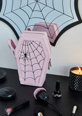 Woefully Webbed Coffin Makeup Bag
