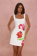 Forever Darling Mini Dress White