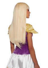 Blonde Straight Wig With Bangs