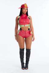 Inferno's Desire 5 Piece Costume Set - Red