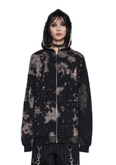 Vile Voorhees Mask Zip-Up Hoodie