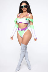 Infinite And Beyond 6 Piece Costume Set - Green/combo