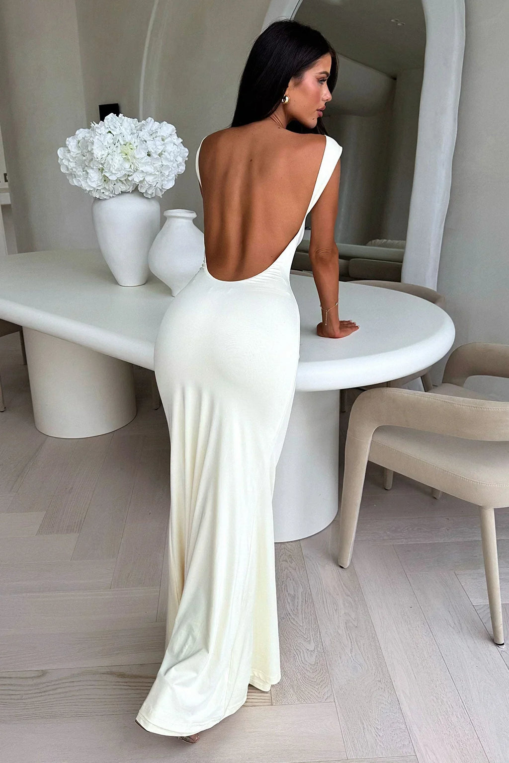 Elai Open Back Maxi Dress