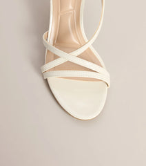 Pretty Little Plans Strappy Kitten Heels