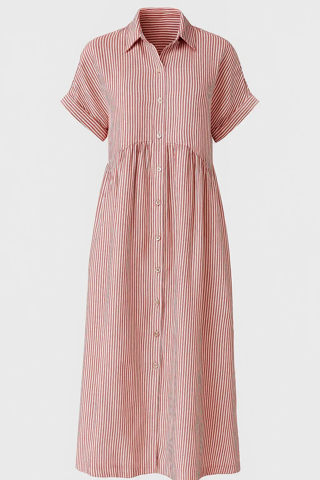Ladies' Elegant Midi Dress With Pockets