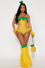 Pretty Pineapple 5 Piece Costume Set - Yellow