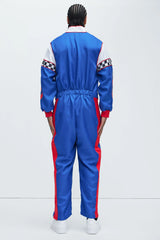 Speedway Racer Costume - Blue/combo