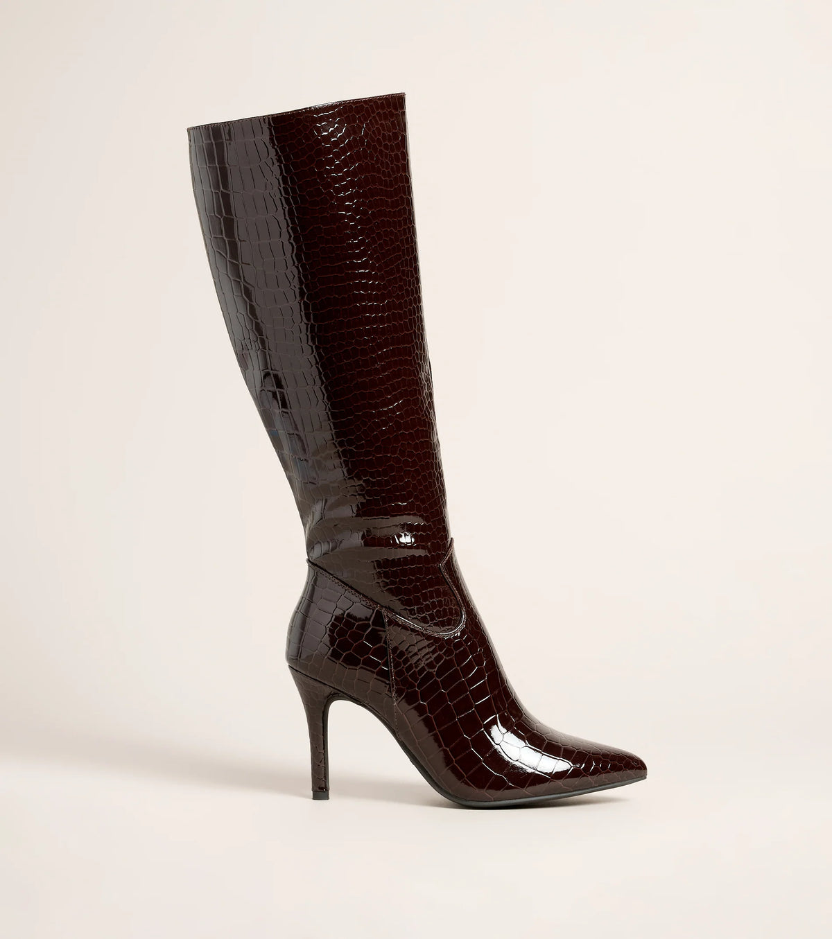 Sharp Instinct Knee High Stiletto Boots