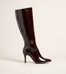 Sharp Instinct Knee High Stiletto Boots