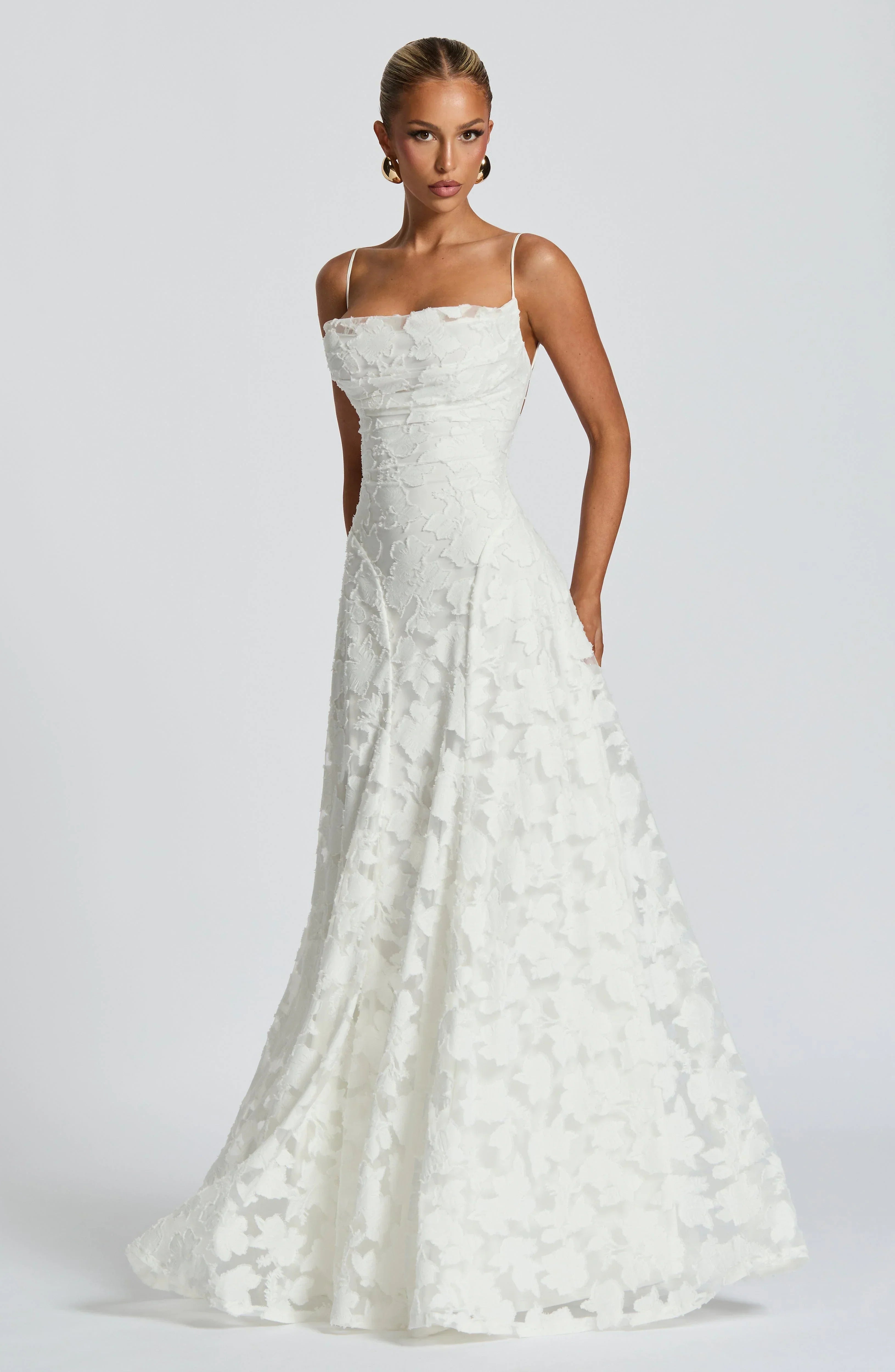 Aveline | Elegant Lace Corset Maxi Dress - Glamorous Evening Gown