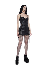 Living In Darkness Mini Skirt
