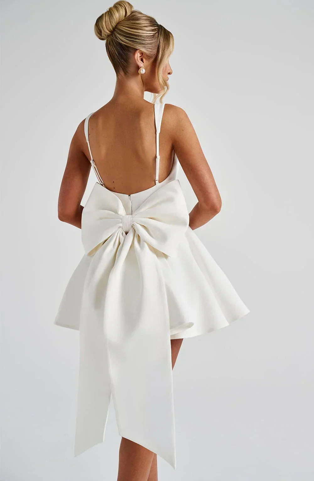 Livette - Bow Tie Mini Dress