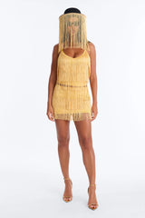 Sexy Cousin Creeper 4 Piece Costume Set - Taupe