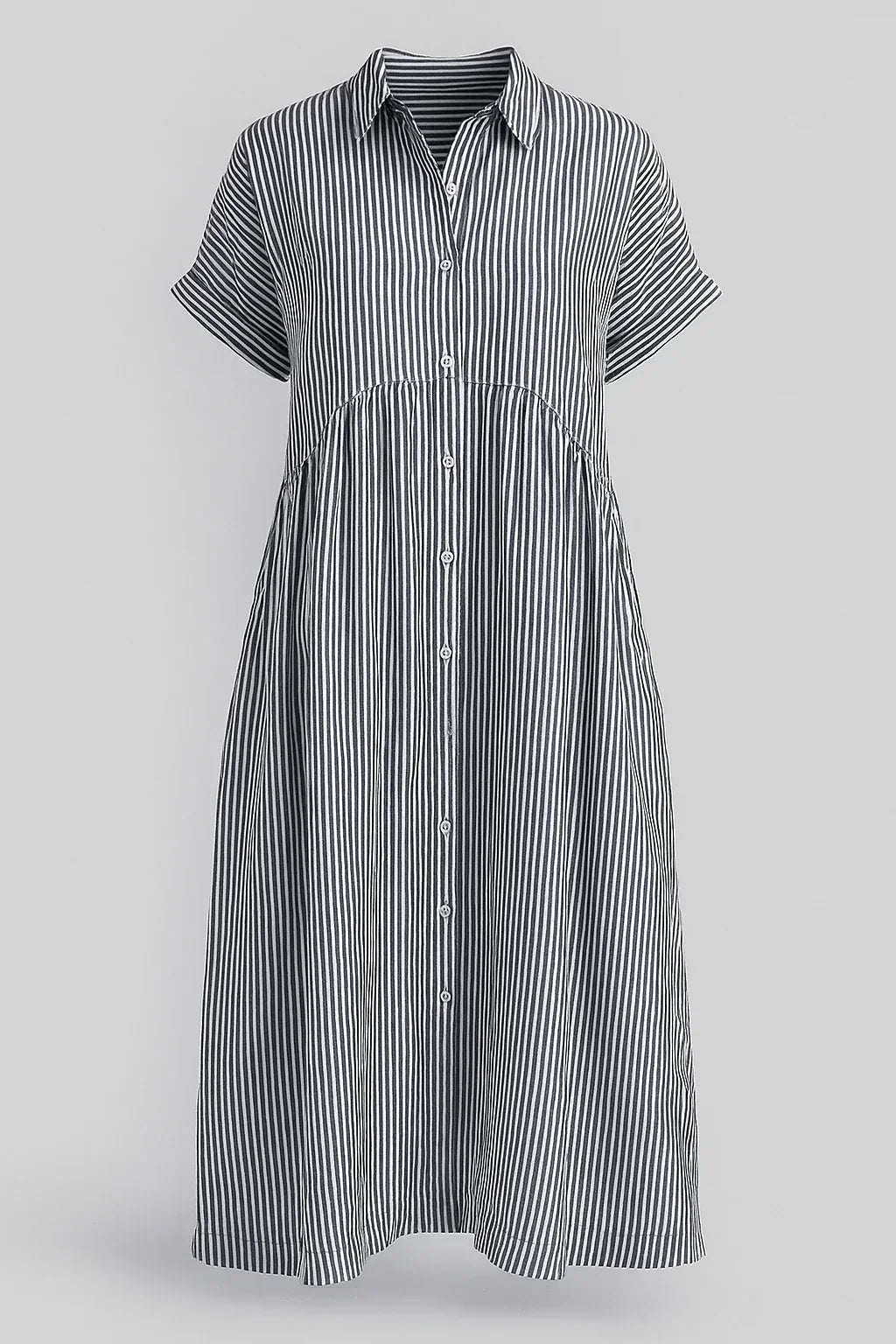 Ladies' Elegant Midi Dress With Pockets