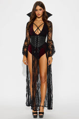 I Want To Suck 3 Piece Costume Set - Black/combo