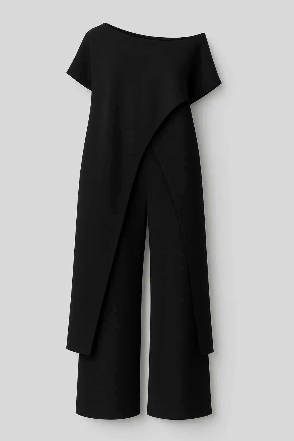 Chic Women'S Clothing Set: Elegant Blouse & Tailored Trousers