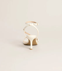 Pretty Little Plans Strappy Kitten Heels