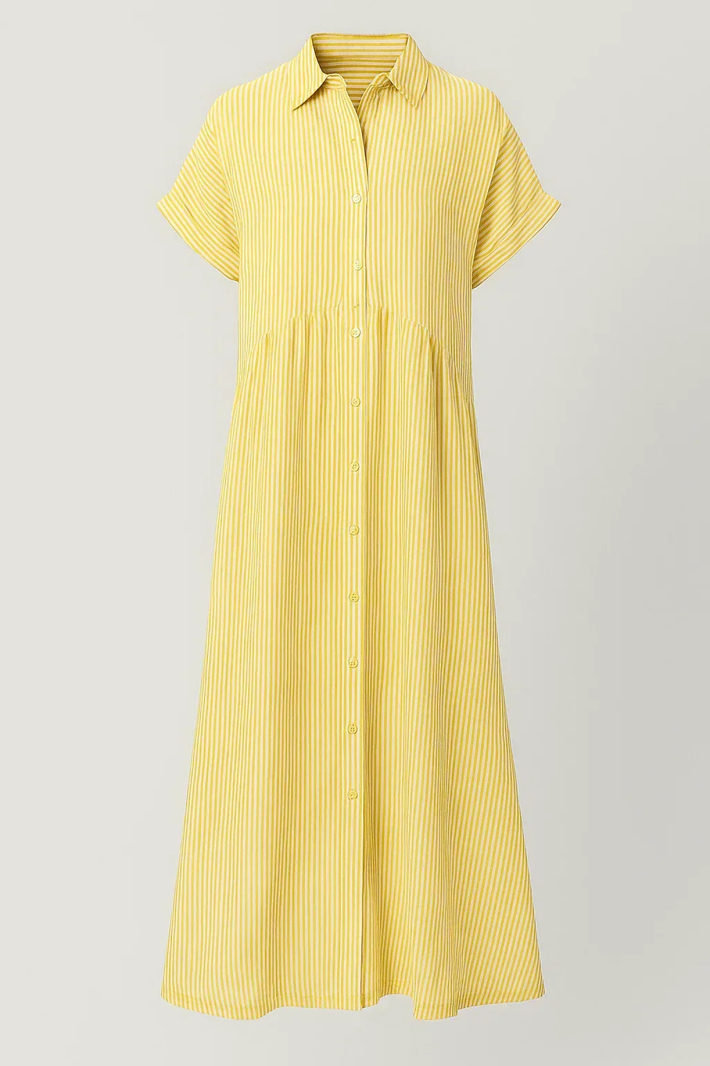 Ladies' Elegant Midi Dress With Pockets