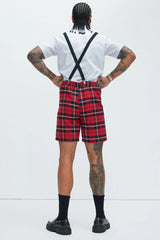 Classroom Nerd Costume - Red/White