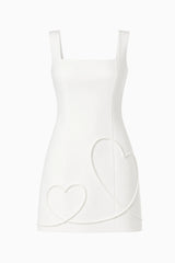 Buttercup Party Dress in White
