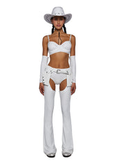 Giddy Up Cowboy Costume - White