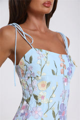 One Of One Midi Dress Blue