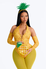 Fruit Of Temptation 5 Piece Costume Set - Yellow