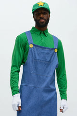 Power Up Brothers Halloween Costume - Green/combo