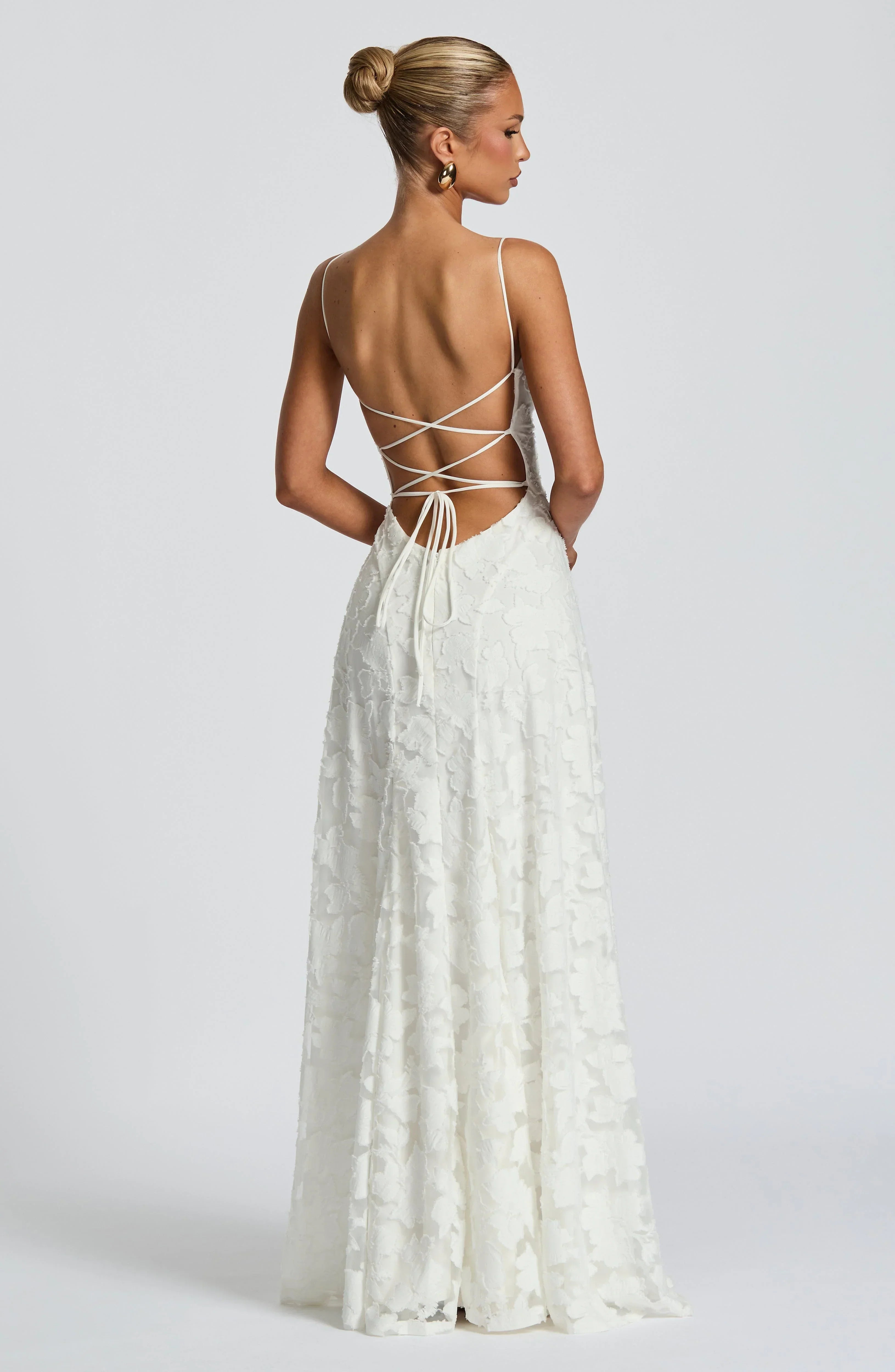 Aveline | Elegant Lace Corset Maxi Dress - Glamorous Evening Gown