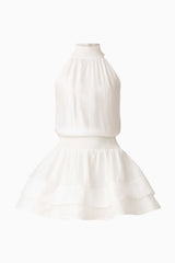 CURAAE Estrella Mini Dress in White