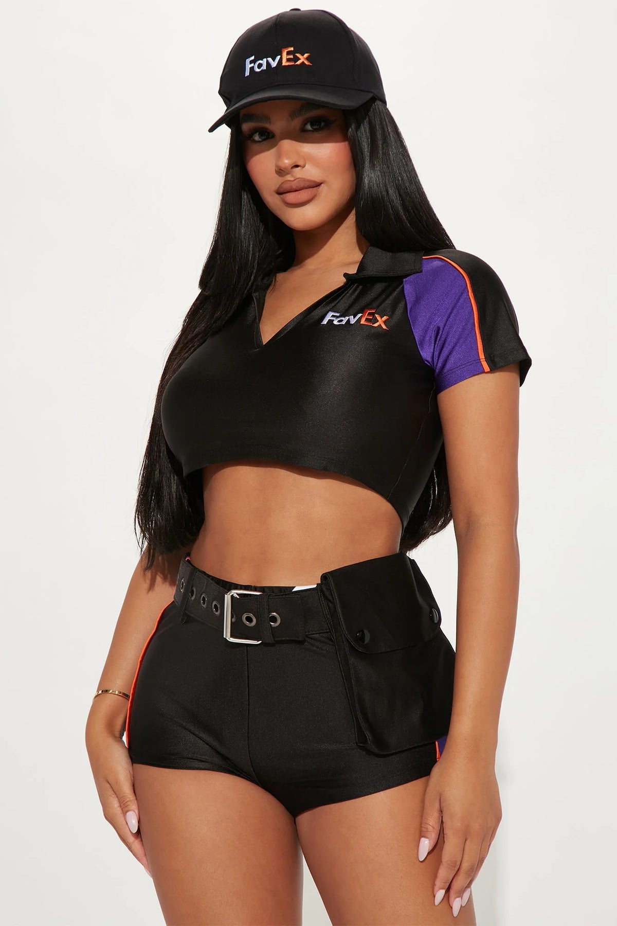 Message Delivered Favorite Ex 5 Piece Costume Set - Black/combo