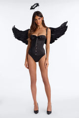Dark Angel 3 Piece Costume Set - Black