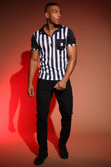 Men's Referee 2 Piece Costume Set - Black/combo