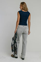 Vinnie Mid Rise Wide Leg Jeans