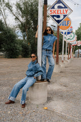PREORDER - Mavis Denim Top