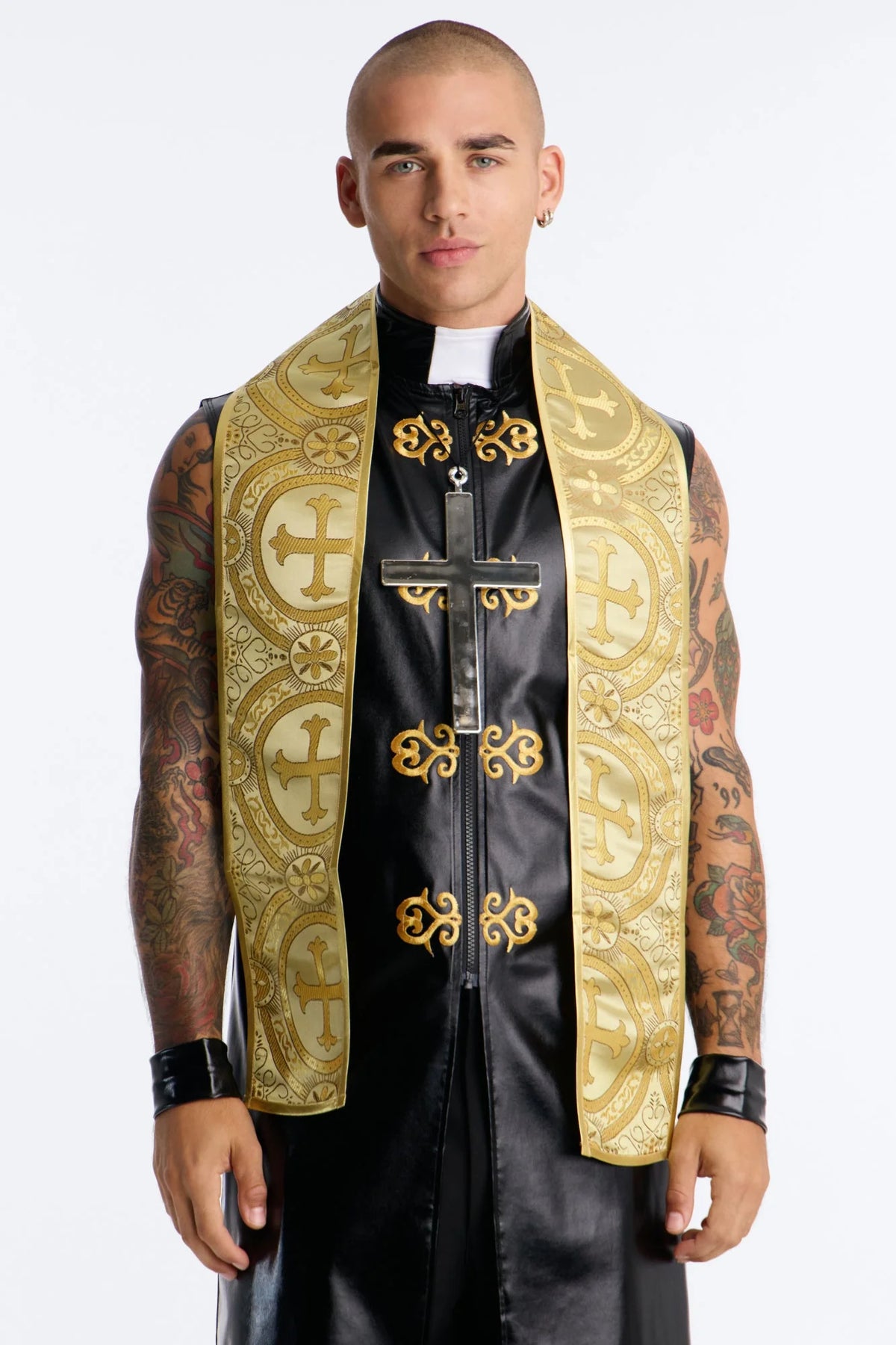Holy Handsome 4 Piece Costume Set - Black/Gold
