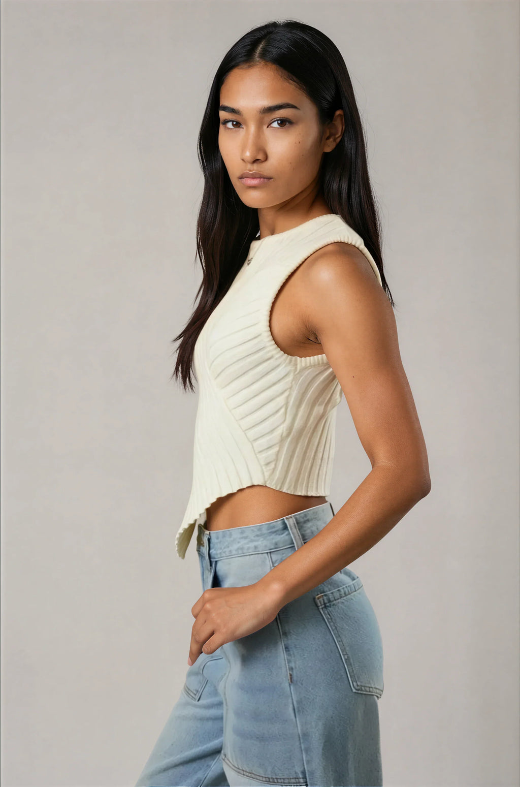 Dallas Scarf Hem Top