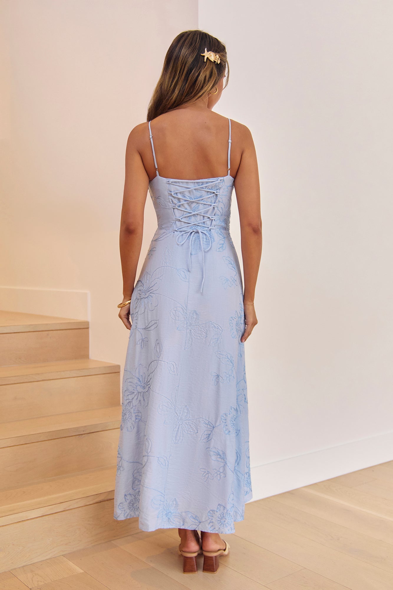 Dose Of Sunshine Maxi Dress Blue
