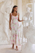 Garden of Roses Maxi Dress Pink