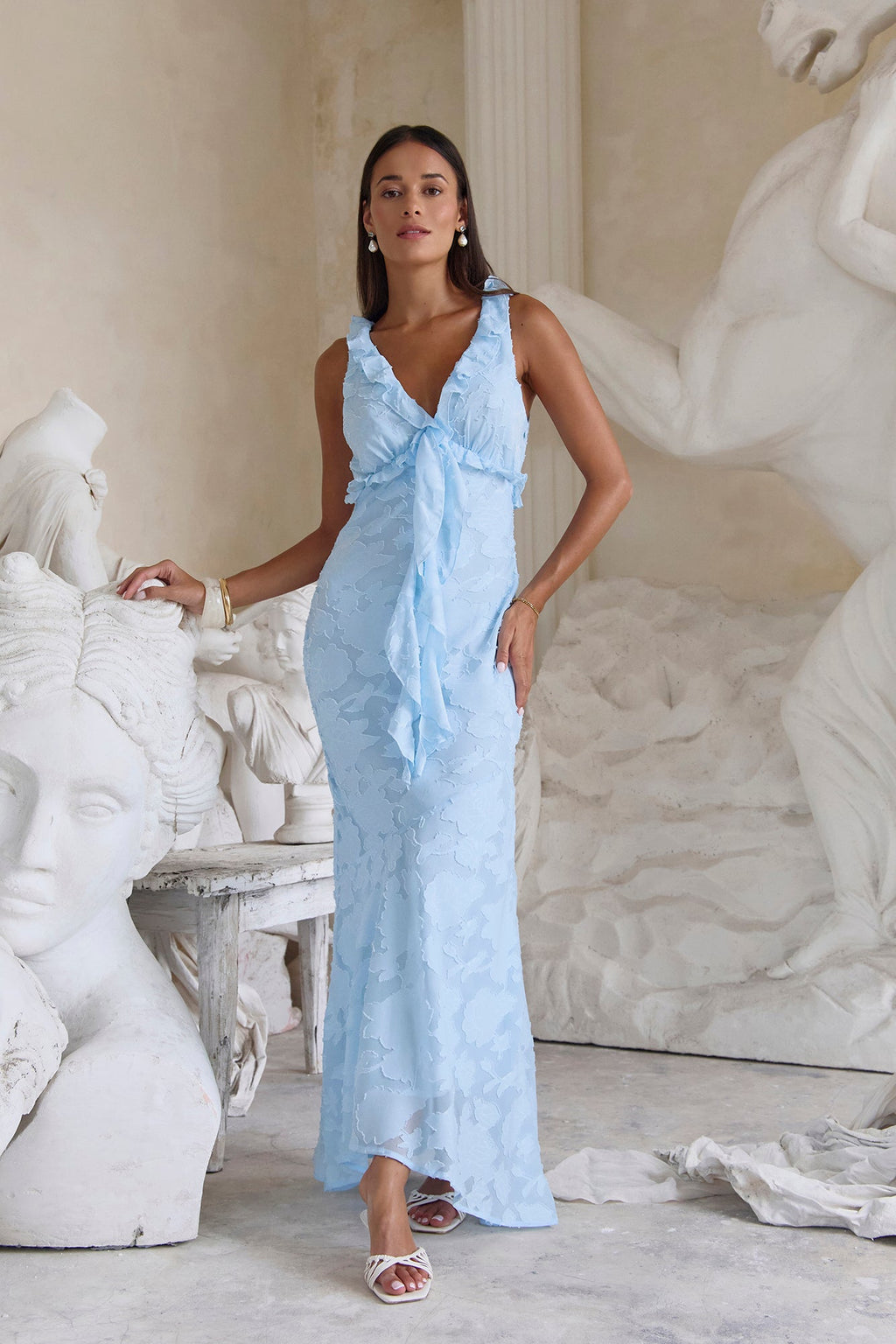 Letters To You Maxi Dress Blue