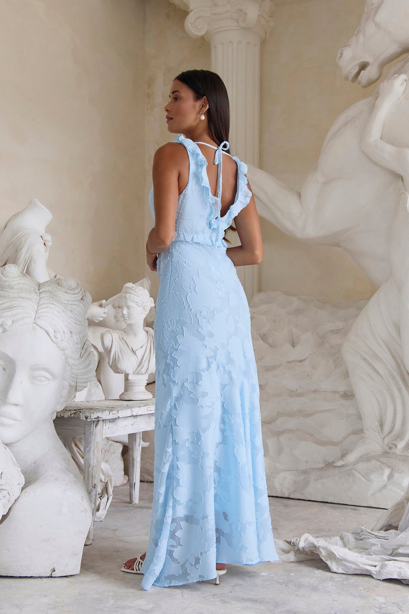 Letters To You Maxi Dress Blue