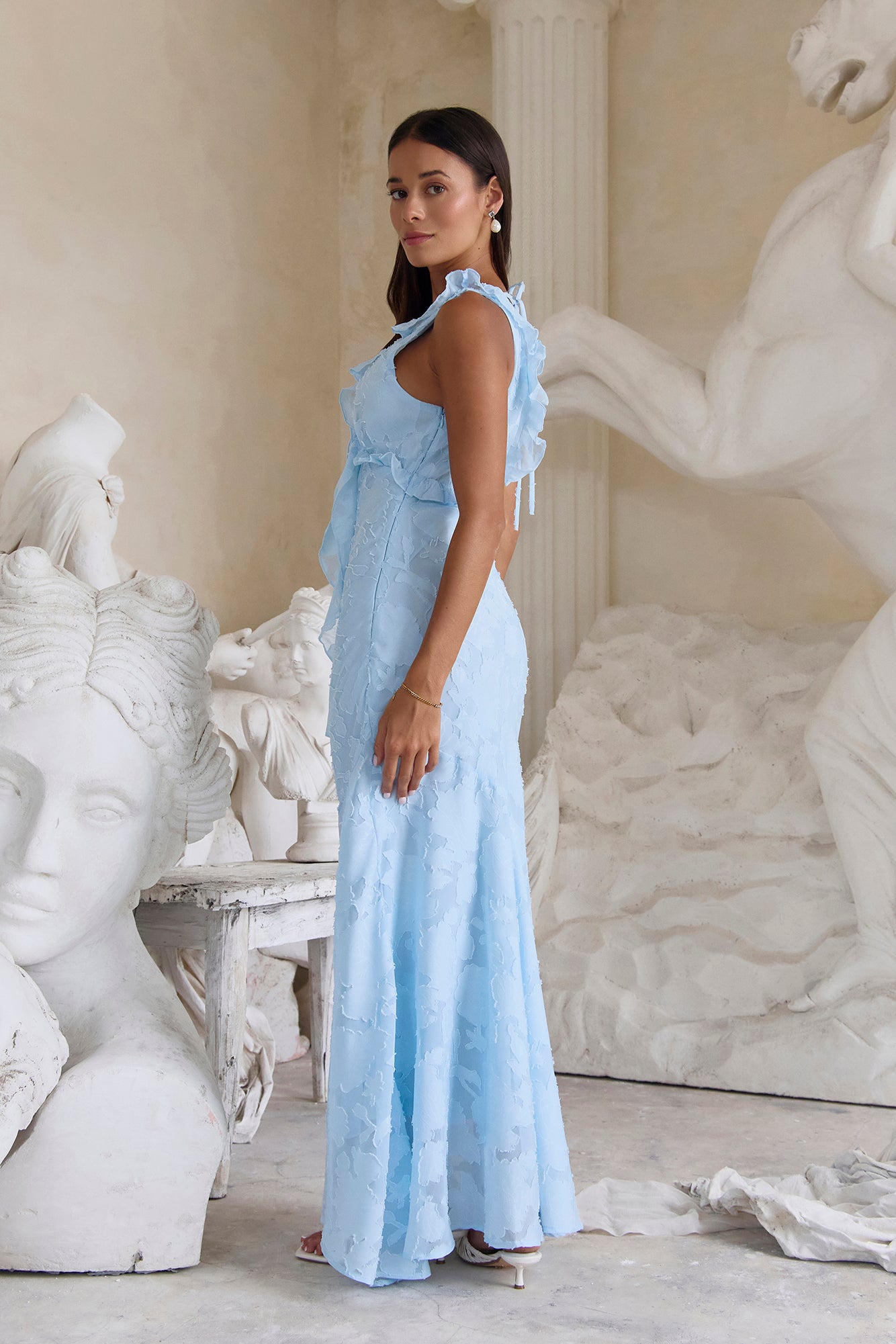 Letters To You Maxi Dress Blue